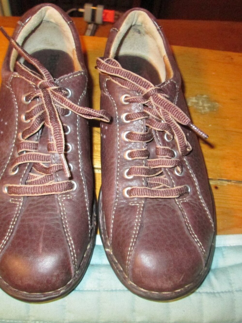 Born oxford comfort flats leather brown 7 m